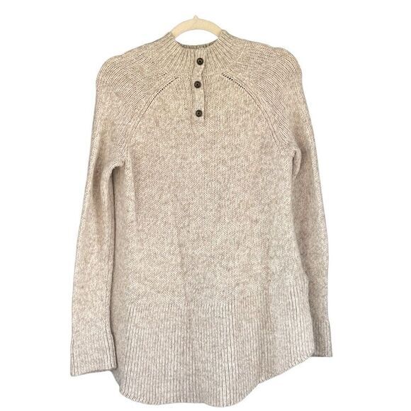 S2 Max Studio Oatmeal Cozy Sweater Size Medium Alpaca Wool Blend‎ - Picture 1 of 7